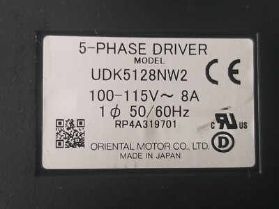 ORIENTAL MOTOR UDK5128NW2 5 PHASE DRIVER, USED | eBay ORIENTAL MOTOR UDK5128NW2 5 PHASE DRIVER, USED | eBay