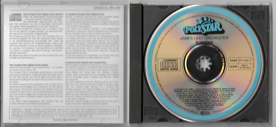 James Last "Superlast" CD 1983,Polystar/Germany,817 329-2 - Rarität - Bild 3 von 3