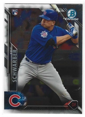KYLE SCHWARBER 2016 BOWMAN CHROME ROOKIE CUBS RED SOX S5