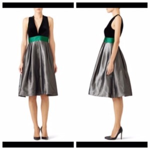 low cut a line dress