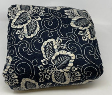 Ralph Lauren Durant Kira 100 Cotton Floral Botanical Duvet Cover - KING - Navy