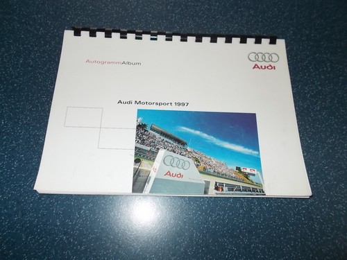 Autogramm-Album Audi Motorsport 1997