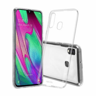 Nevox StyleShell Flex Hülle für Samsung Galaxy A41 Transparent Tasche Case