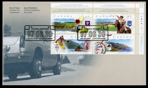 CANADA 1997 FIRST DAY COVER, SCENIC HIGHWAYS !! N83-1