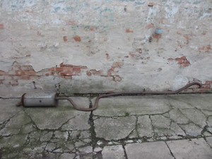 Auspuff ab Katalysator Ford Fiesta VI Van LKW TDCi Bj.2012.