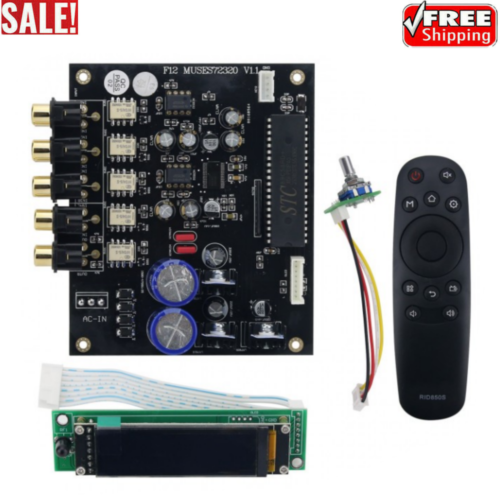F12 MUSES72320 Enthusiasts Level Preamplifier Board Volume Controller IR Remote - Afbeelding 1 van 7