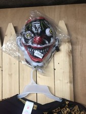 RUBIES HALLOWEEN CRAZY CLOWN COSTUME BOYS SIZE L 10-12 CIRCUS NIGHTMARE