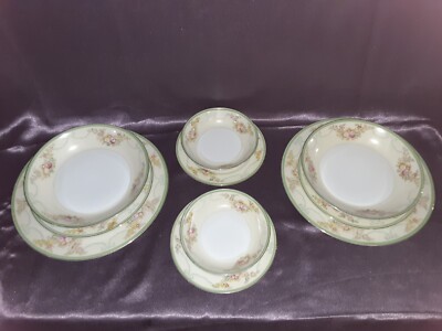 Vintage N.S.P.China  10 Pc. Place Setting for 2