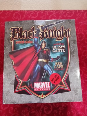 Limited 300 BOWEN randy MARVEL AVENGERS BLACK KNIGHT RED CAPE variant STATUE