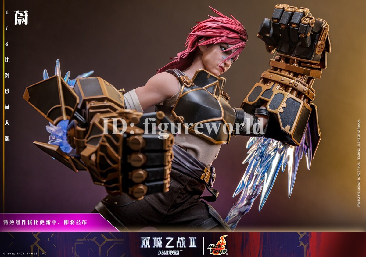ホットトイズ TMS138 「リーグ・オブ・レジェンド」 『アーケイン』 ヴァイ Pre-order Hot Toys TMS138 1/6 Arcane League of Legends Vi Female