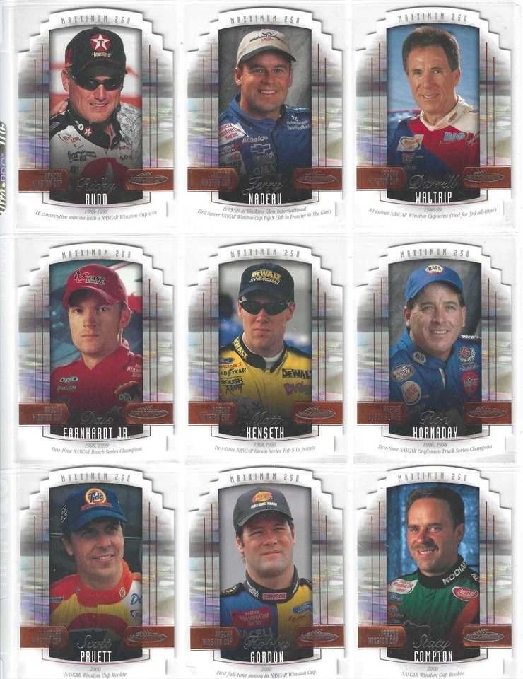 *2000 Maxximum DIE-CUT 250 PARALLEL-#3 Mark Martin-#071/250!-1 CARD ONLY!* - Image 2 of 4
