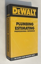 DEWALT PLUMBING ESTIMATING PROFESSIONAL REFERENCE (Adam Ding) VERY GOOD