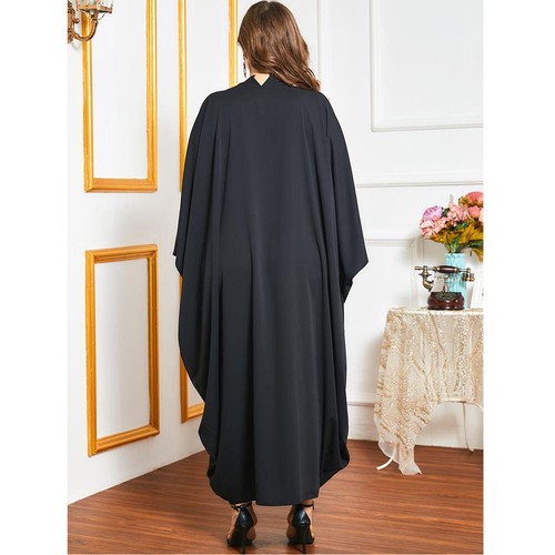 Maxi Vestido Dubai Musulmán Mujer Talla Grande Abaya Kaftan Bata Farasha Caftan Bata - Imagen 58 de 102