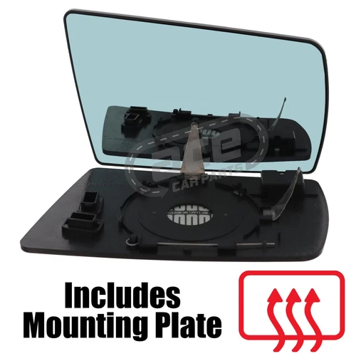 Mercedes E Class W210 Saloon 1995-1999 Heated Convex Mirror Glass Drivers Side