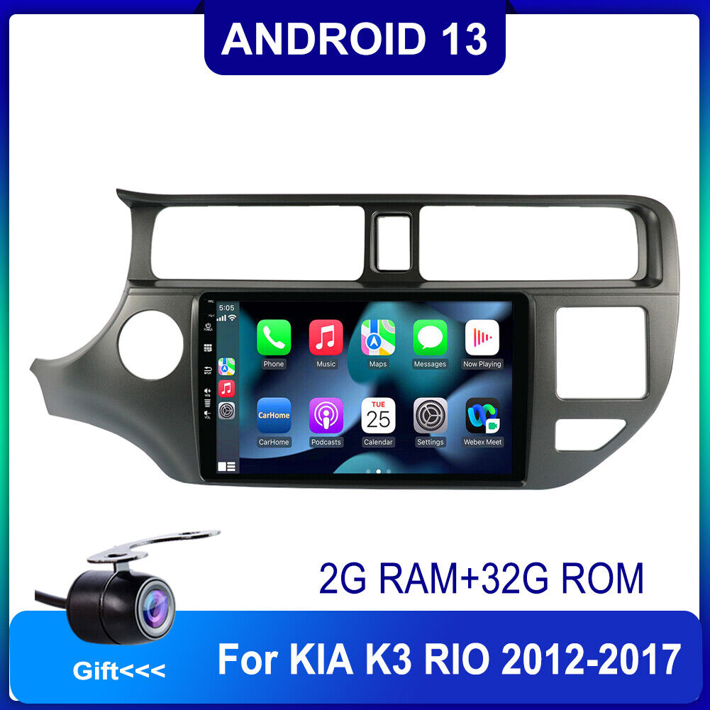 9 Autoradio Für KIA K3 2012-2017 RIO Android 13 GPS NAVI WIFI USB CARPLAY IPS