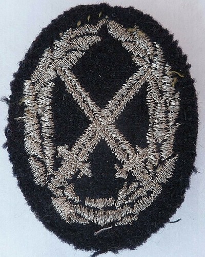 Insigne écusson Légion Étrangère (FFL) - BMP Argent - Patch Tissu à Coudre