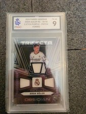 Arda Guler 2023-24 Obsidian Purple Trifecta Rookie Jersey Relic Patch 19/50 RC
