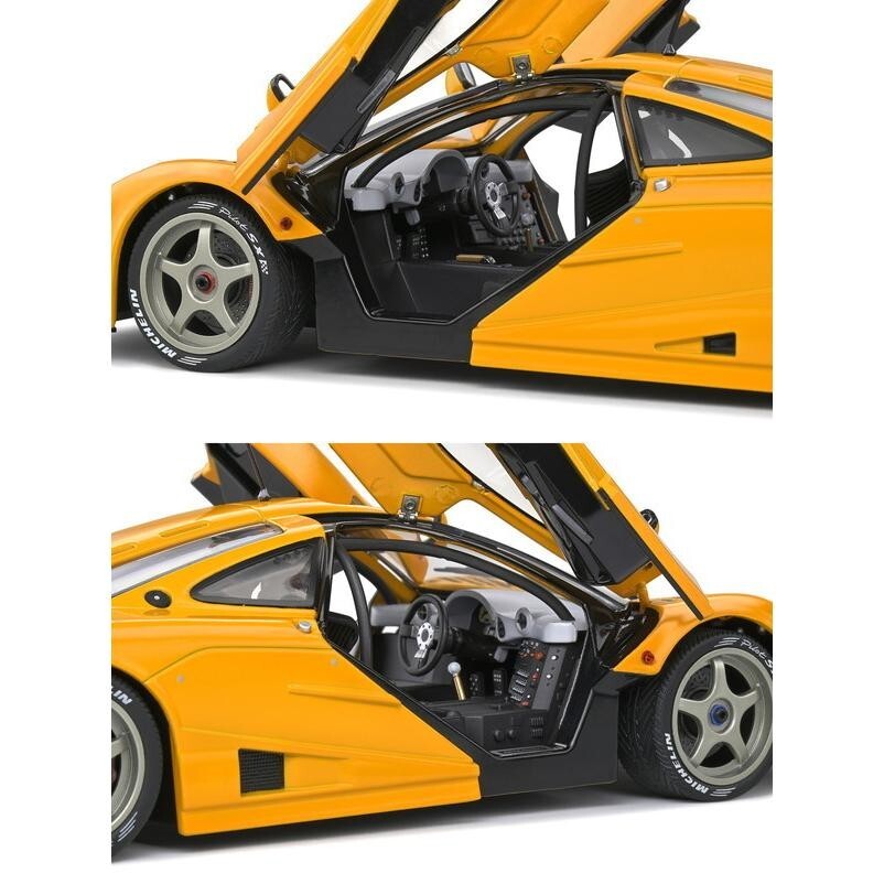Rare Finished Product Solido 1/18 Solid McLaren F1 GTR Orange from