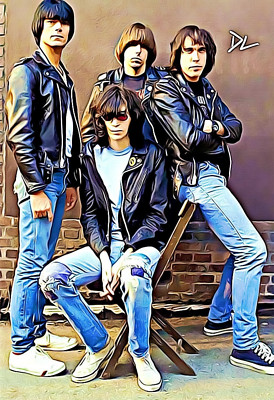 Ramones 2 ''Punk Rock Icons'' Pop Art Print - 13 x 19 Poster