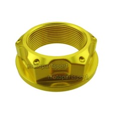Aluminum Steering Stem Head Nut M24 For Suzuki RM125 RM250 RMX450 RMZ250 RMZ450