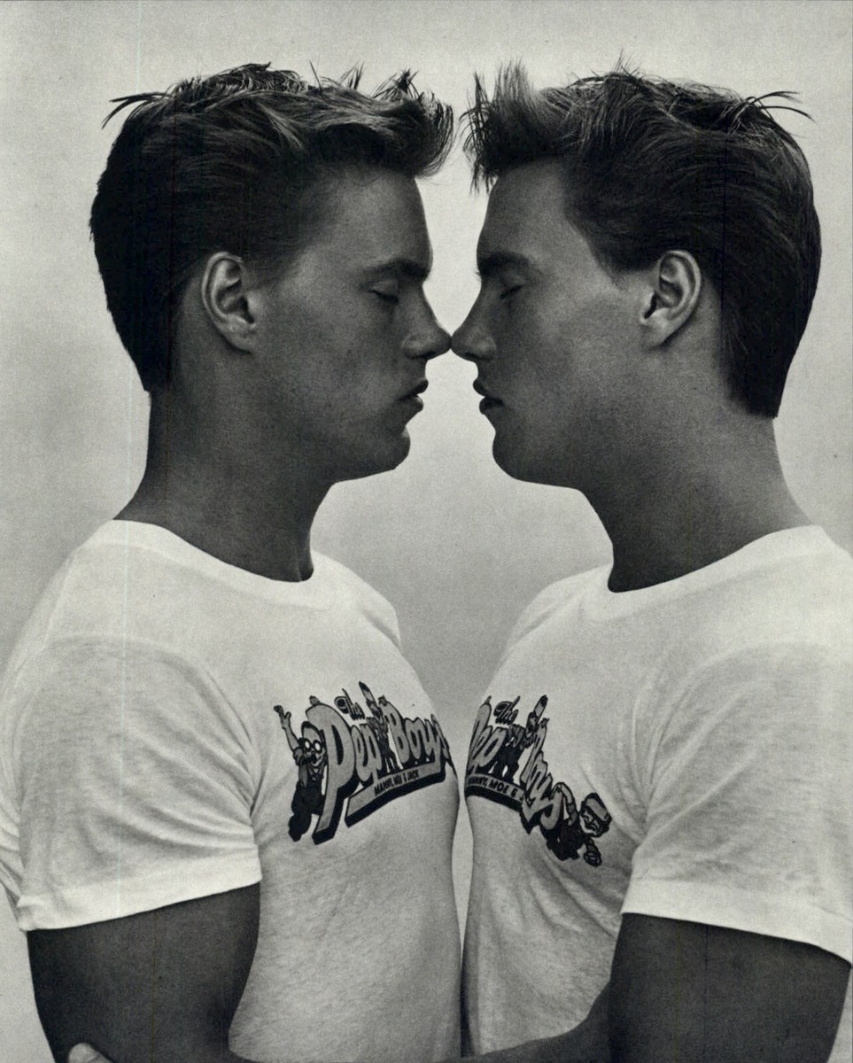 1983 Bruce Weber Mirror Image Twin Brothers Pep Boys Models Art