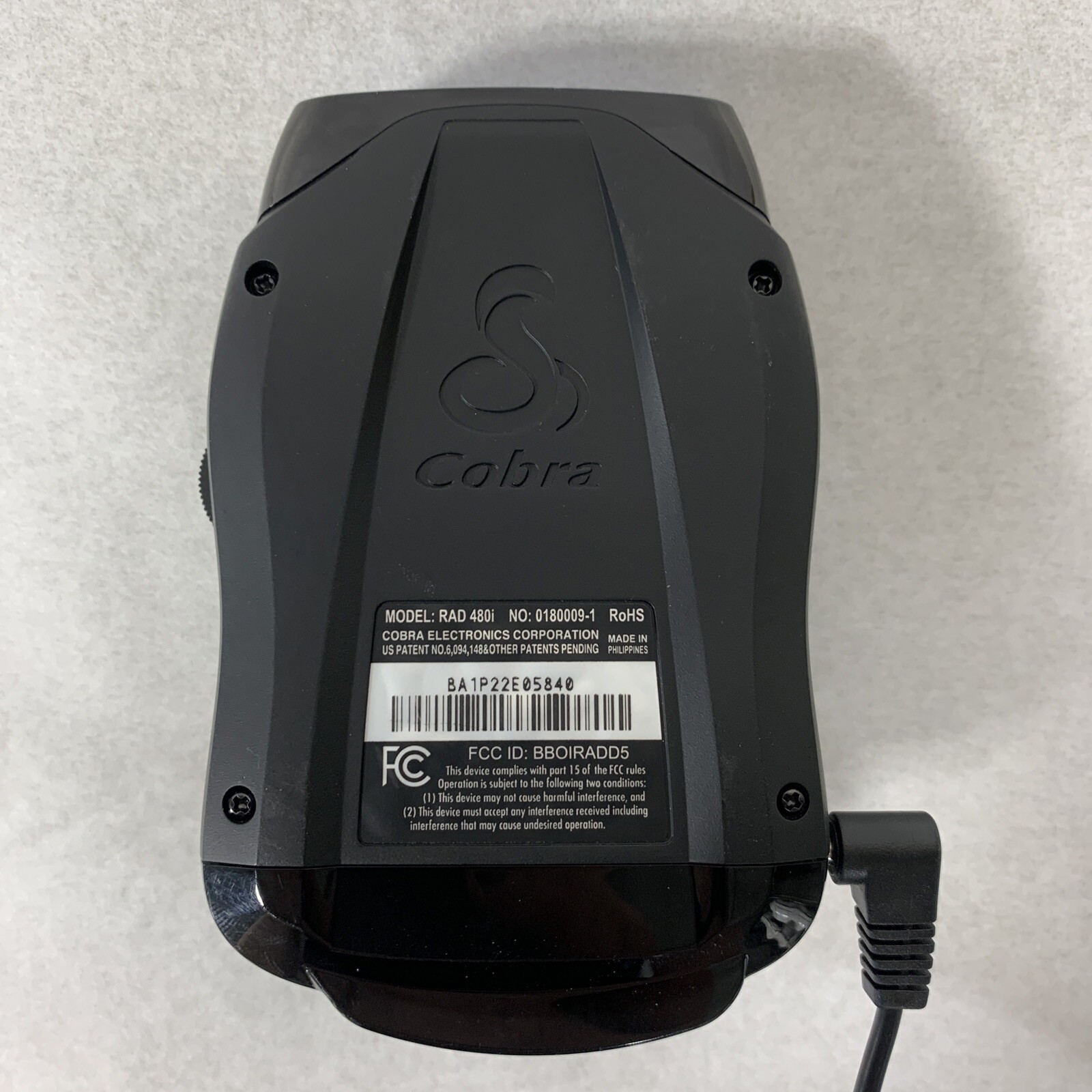Cobra RAD 480i And Whistler Z19R+ Laser Radar Detector Voice eBay