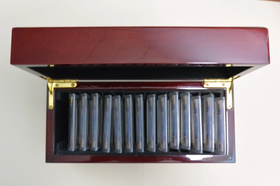 2010 14-coin Silver Proof Set ANACS PR70DCAM First Strike with Box - Image 2 of 4