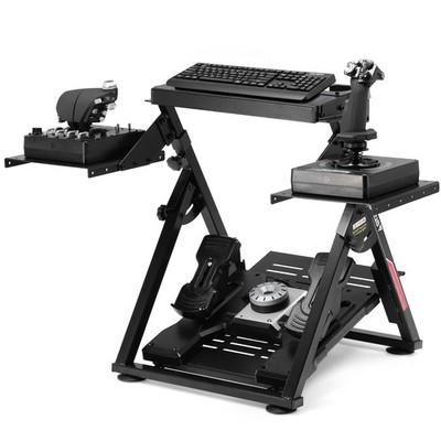 GTPLAYER Flight & Sim Racing Wheel Stand, Cockpit Frame with Steering Wheel, ...