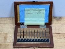 Mitutoyo Gauge Block Set 516-926 BE1-10T-2 Grade 2 - Recently Calibrated - Japan