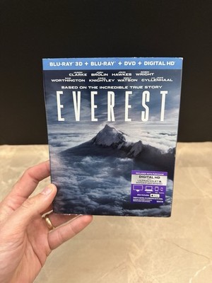 Everest (Blu-ray 3D/2D & DVD, 3-Discs, 2015) Josh Brolin - BRAND NEW SEALED OOP