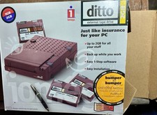 Iomega Ditto 2GB Tape Backup Drive IO2000-PX W/ Parallel Cable
