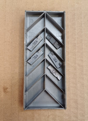 5 X NEU HFPR 3003 IC354 ISCAR 3 MM HARTMETALL NUTEN TRENNEINSÄTZE. STÜCKE. 