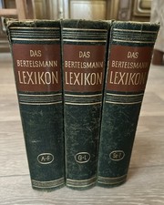 3x Bertelsmann Volkslexikon 1956 von A-Z