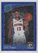 2018-19 Donruss Optic Rated Rookie Fast Break Blue Prizm 17/50 Khyri Thomas 1p5