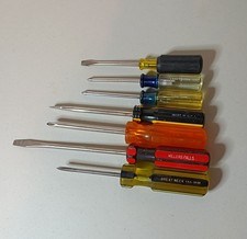 Lot of 7 Vintage Made in The USA Screwdrivers