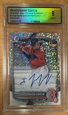 2025 Bowman Chrome Jhostynxon Garcia Speckle Refractor Auto /299 MBA 9