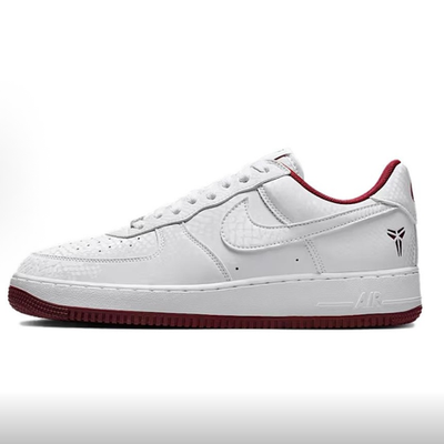 Kobe Bryant × Nike Air Force 1 Low White Kobe Bryant x Nike Air Force 1 Low 'Lower Merion Pack - White Team