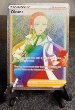 Pokemon Oleana Rebel Clash 202/192 Rainbow Full Art Secret Rare Trainer on eBay