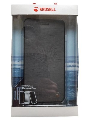 Krusell Handyhülle FlipCover iPhone 6 Plus Schwarz Modern Kunststoff