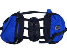 Granite Gear Dog Pack Size Small Blue Black Hiking Harness With Saddlebags