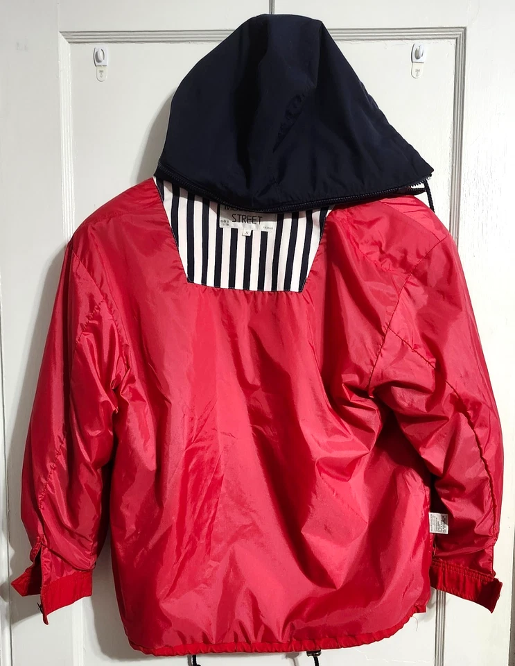 CHAQUETA MUJER ~ DE MULBERRY STREET ~ CON CAPUCHA-TRANSPIRABLE ~ TALLA PEQUEÑA ~ CREMALLERA COMPLETA Foto 4 de 4