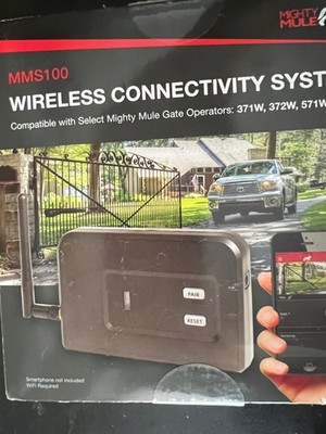 Mighty Mule MMS100 100 Wireless Connectivity System Black 4567/OB
