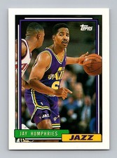 1992-93 Topps #372 Jay Humphries Near Mint or Better