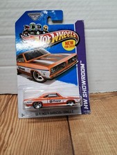 Hot Wheels ‘68 Plymouth Barracuda Formula S Orange 2013 HW Showroom Mopar 