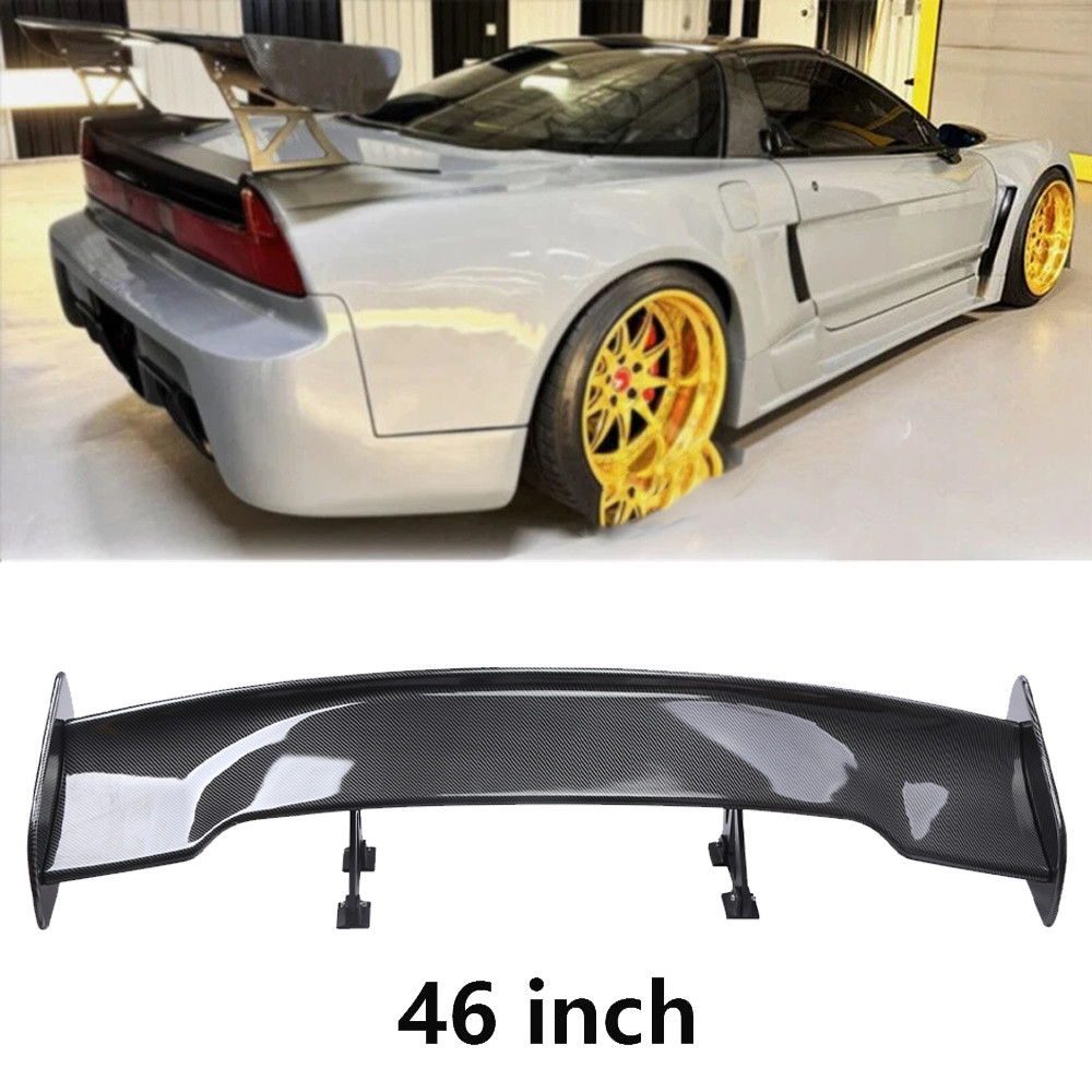 47" Fiber Rear Trunk Spoiler Wing Adjustable GT-Style For Acura NSX