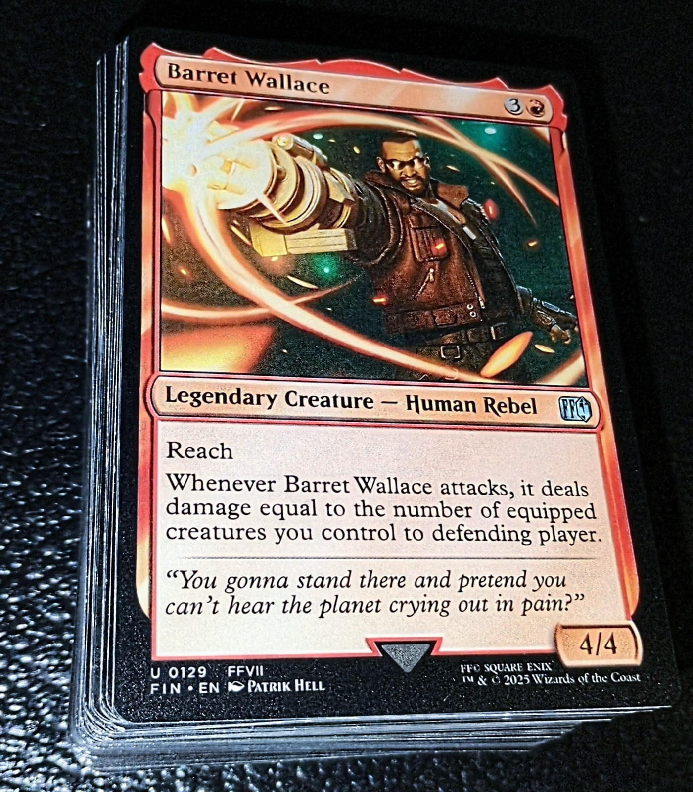 Baraja Barret Wallace Human Rebel Commander