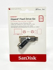 SanDisk iXpand Flash Drive Go 256GB Lightning USB 3.0 for iPhone iPad