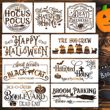 Halloween Stencils for Door Mats Halloween Stencils for Crafts Reusable