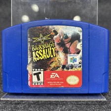WCW Backstage Assault (N64) - Authentic Cartridge Good Condition