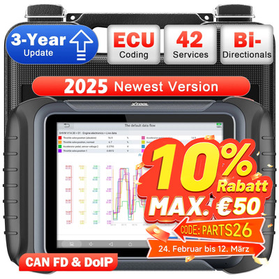 XTOOL D8S 2.0 KFZ OBD2 Bidirectional Diagnosegerät Scanner ALL SYSTEM ECU Coding